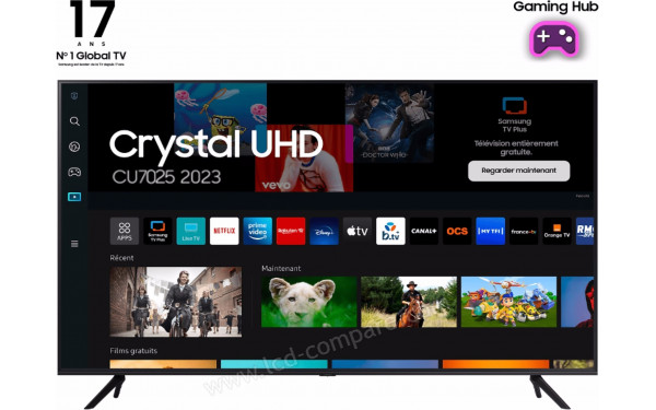 SAMSUNG TU50CU7025 - Vue de face