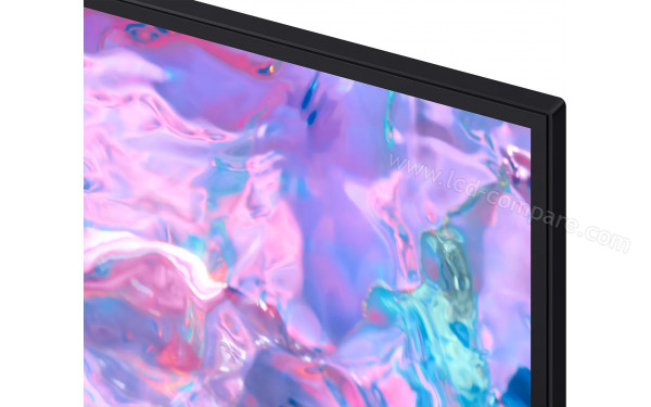 SAMSUNG TU50CU7095 - Zoom sur le coin sup&eacute;rieur droit