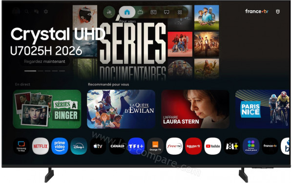 SAMSUNG TU55U7025H - Vue de face