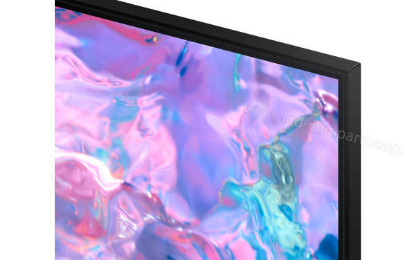 SAMSUNG TU75CU7000 - Zoom sur le coin sup&eacute;rieur droit