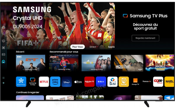 SAMSUNG TU98DU9005 - Vue de face