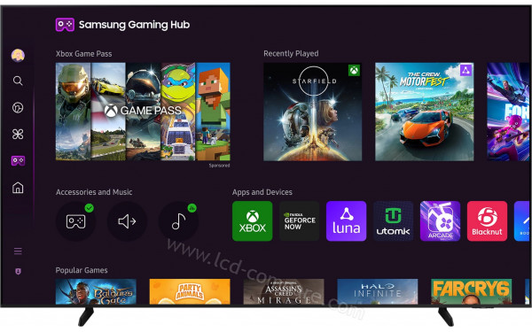 SAMSUNG TU98DU9005 - Vue de face