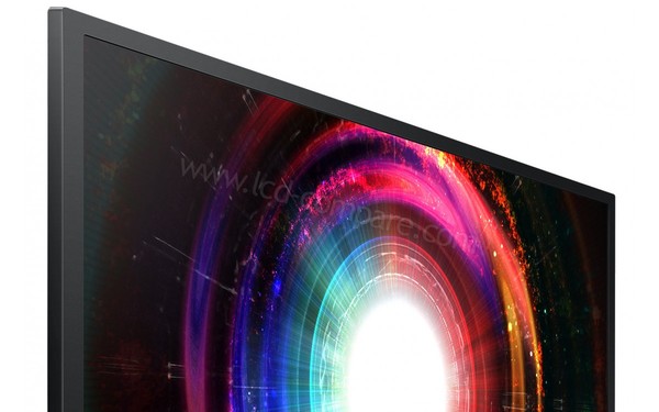 SAMSUNG U28H750UQU - Zoom sur le coin sup&eacute;rieur gauche