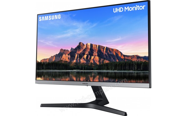 SAMSUNG U28R550UQU - Vue 3/4 droite