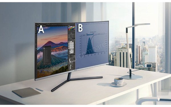 SAMSUNG U32R592CWR - Mise en situation n&deg;2 mode PBP