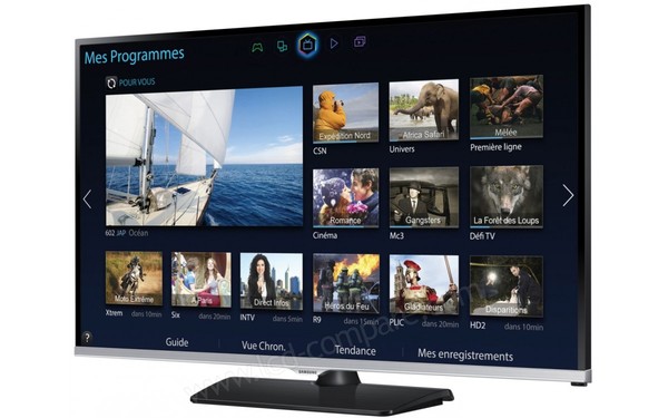 SAMSUNG UE22H5000 - Vue 3/4 droite (cr&eacute;dit : Boulanger)