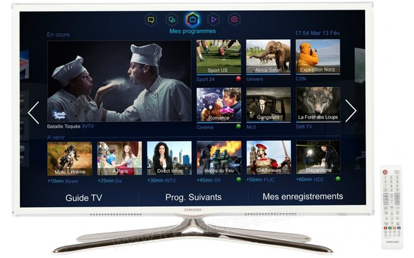 SAMSUNG UE32F6510SSXZG - Vue de face (cr&eacute;dit : Boulanger)