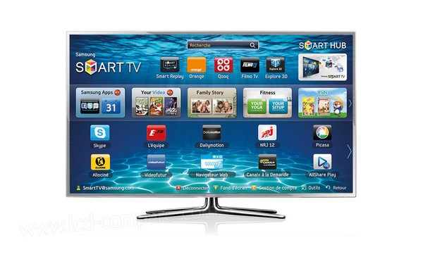 SAMSUNG UE40ES6900QXZT - Vue de face