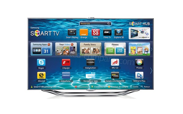 SAMSUNG UE40ES8000SXXH - Vue de face