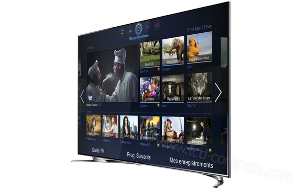 SAMSUNG UE40F8000 - Vue 3/4 droit
