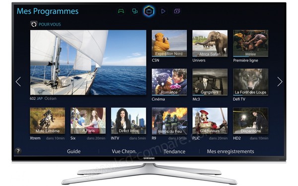 SAMSUNG UE40H6500 - Vue de face