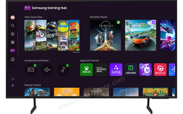 SAMSUNG UE43DU7172UXXH - Vue de face