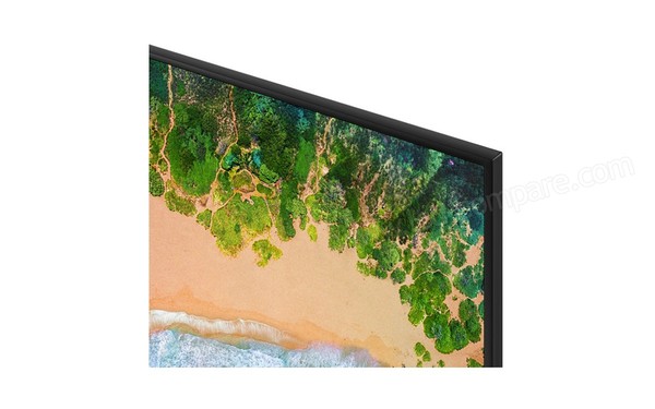 SAMSUNG UE43NU7195 - Zoom sur le coin sup&eacute;rieur droit
