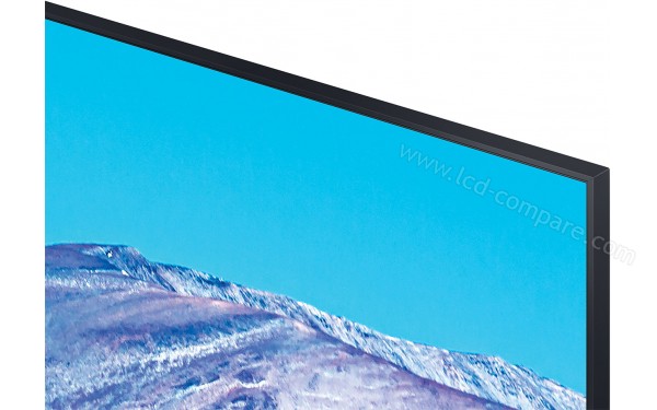 SAMSUNG UE43TU8072UXXH - Zoom sur le coin sup&eacute;rieur droit