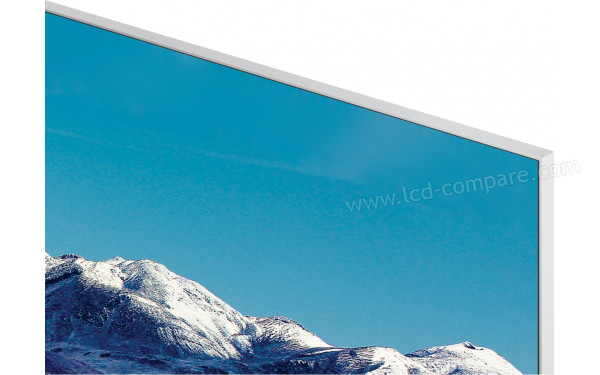 SAMSUNG UE43TU8515 - Zoom sur le coin sup&eacute;rieur droit