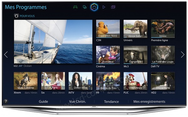 SAMSUNG UE46H7000 - Vue de face