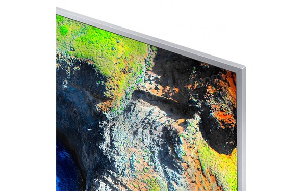 SAMSUNG UE49MU6402UXXH - Zoom sur le coin sup&eacute;rieur droit