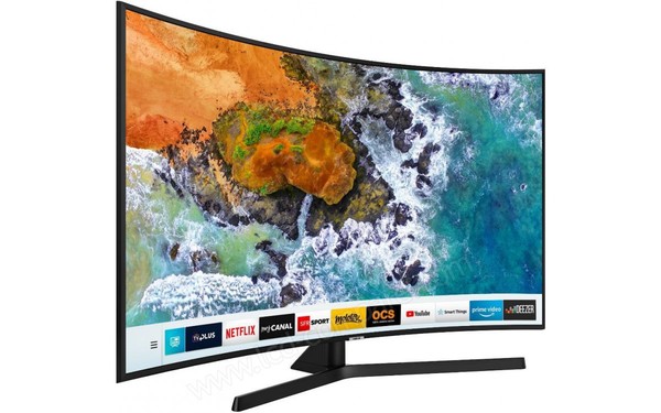 SAMSUNG UE49NU7500UXZT - Vue 3/4 gauche