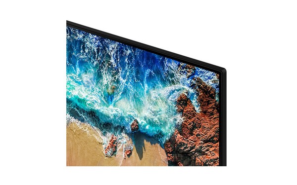 SAMSUNG UE49NU8000TXZT - Zoom sur la partie haute droite de l'&eacute;cran