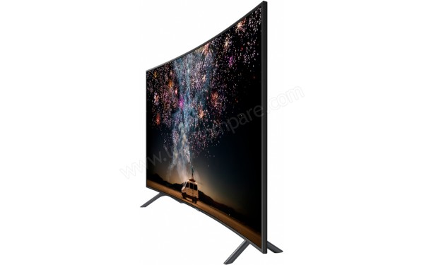 SAMSUNG UE49RU7372 - Vue 3/4 droite presque de profil