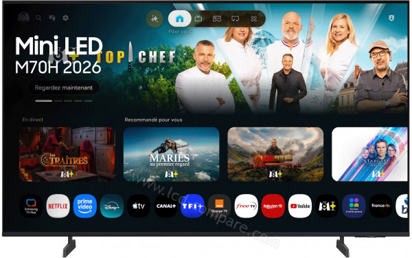 SAMSUNG UE50M70HAUXXH - Vue de face