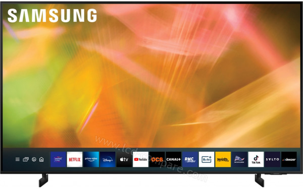 SAMSUNG UE55AU8002KXXH - Vue de face