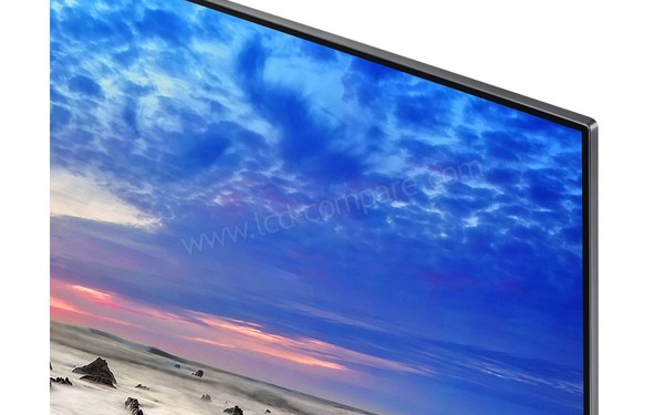 SAMSUNG UE55MU7055 - Zoom sur le coin sup&eacute;rieur droit