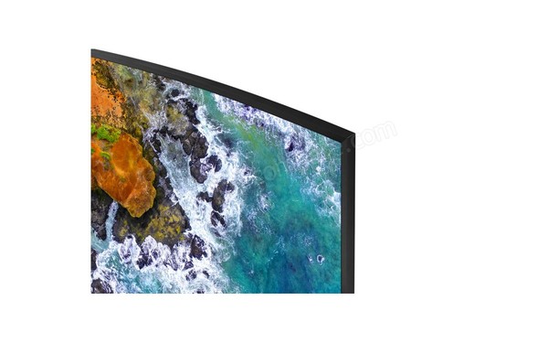 SAMSUNG UE55NU7500UXZT - Zoom sur le coin sup&eacute;rieur