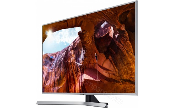 SAMSUNG UE55RU7455UXXC - Vue 3/4 droite par le bas