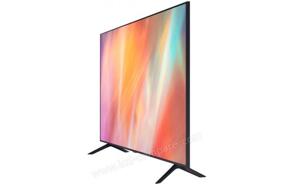 SAMSUNG UE58AU7105 - Vue 3/4 droite