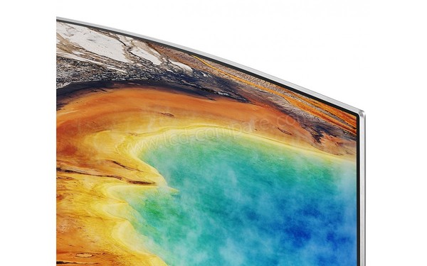 SAMSUNG UE65MU9000TXZT - Zoom sur le coin sup&eacute;rieur droit