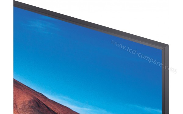 SAMSUNG UE65TU7020WXXN - Zoom sur le coin sup&eacute;rieur droit