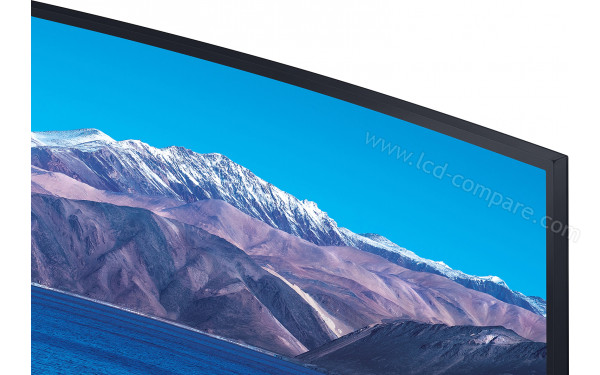 SAMSUNG UE65TU8372 - Zoom sur le coin sup&eacute;rieur droit