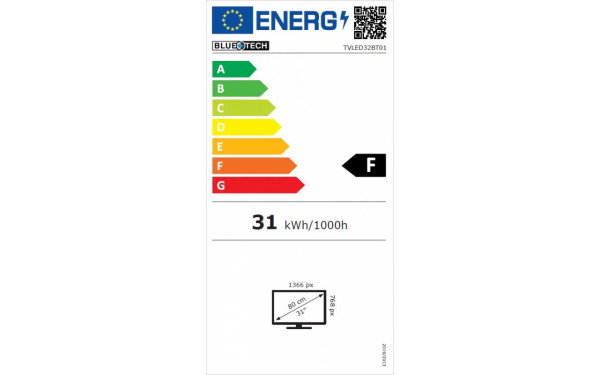SAMSUNG UE85AU7175 - &Eacute;tiquette &eacute;nergie v2