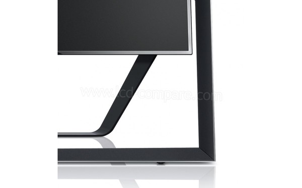 SAMSUNG UE85S9 - Zoom sur la partie basse droite du socle &agrave; design intemporel
