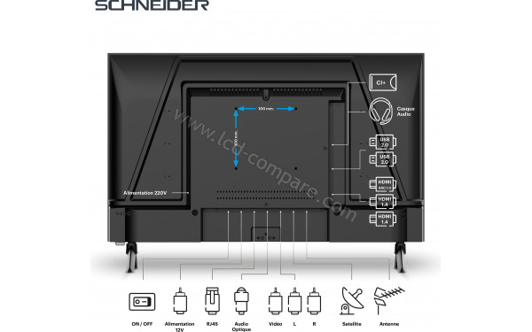 SCHNEIDER 24A2VG - Connectiques