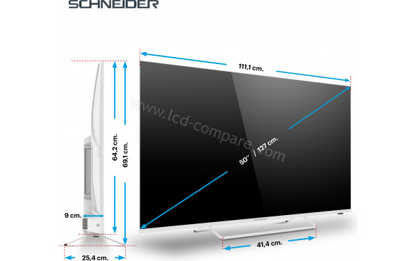 SCHNEIDER 50A1TW - Dimensions