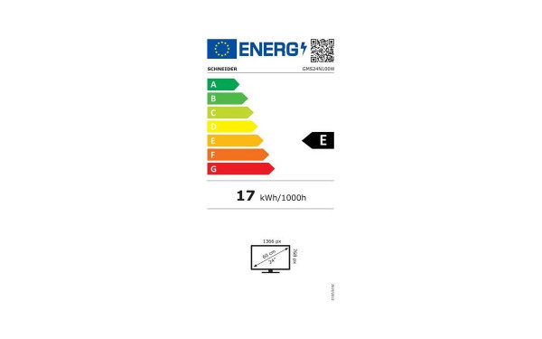 SCHNEIDER GMS24N100W - &Eacute;tiquette &eacute;nergie v2