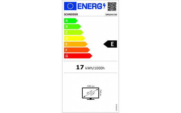 SCHNEIDER GMS24V100 - &Eacute;tiquette &eacute;nergie v2