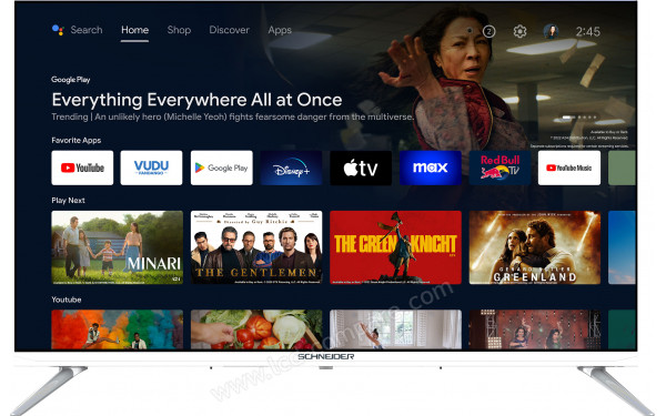 SCHNEIDER GMS32A1GW - Vue de face