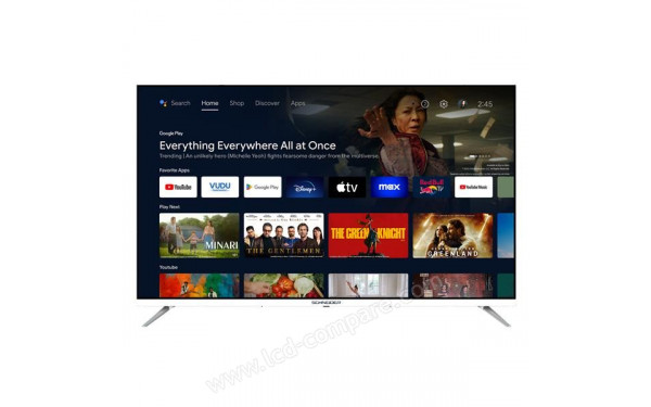 SCHNEIDER GMS55A1GW - Vue de face