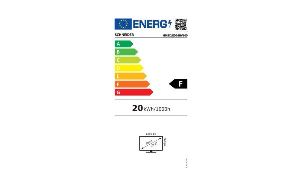 SCHNEIDER GMSCLED24HV100 - &Eacute;tiquette &eacute;nergie v2