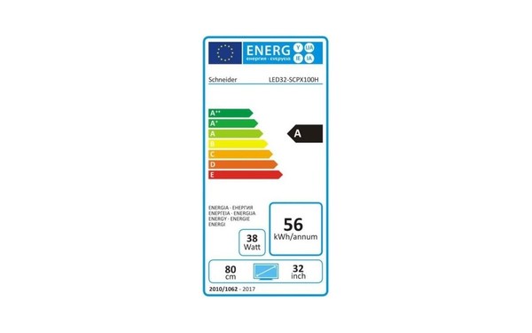 SCHNEIDER LED32-SCPX100H - &Eacute;tiquette &eacute;nergie