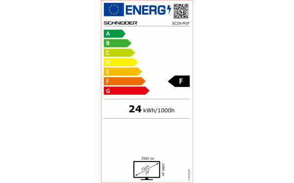 SCHNEIDER SC29-M1F - &Eacute;tiquette &eacute;nergie v2