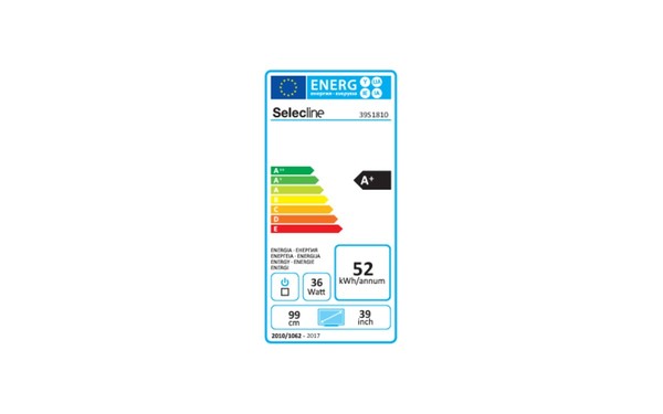 SELECLINE 39S1810 - &Eacute;tiquette &eacute;nergie