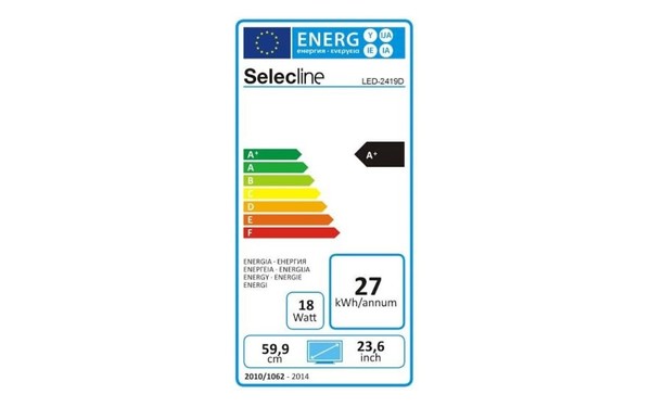 SELECLINE LE-2419D - &Eacute;tiquette &eacute;nergie