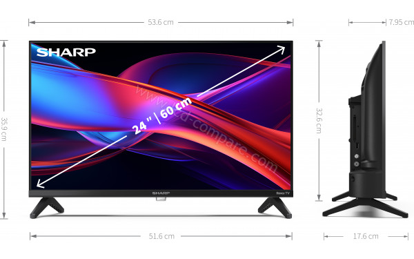 SHARP 24GD2225E - Multi-vues