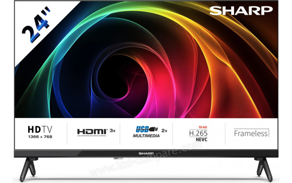 SHARP 24HA1205E - Vue de face
