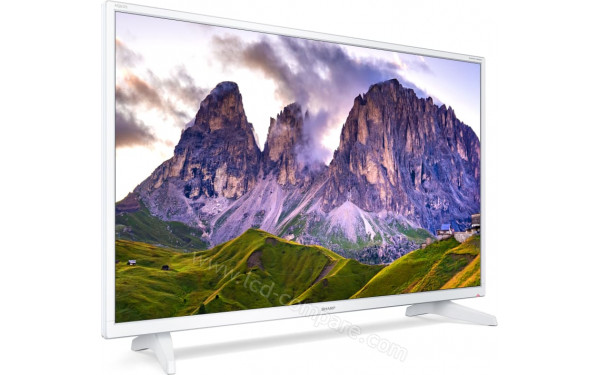 SHARP 32CB2EW - Vue 3/4 gauche