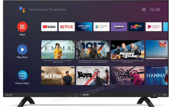 SHARP 32DI6EA - Vue de face